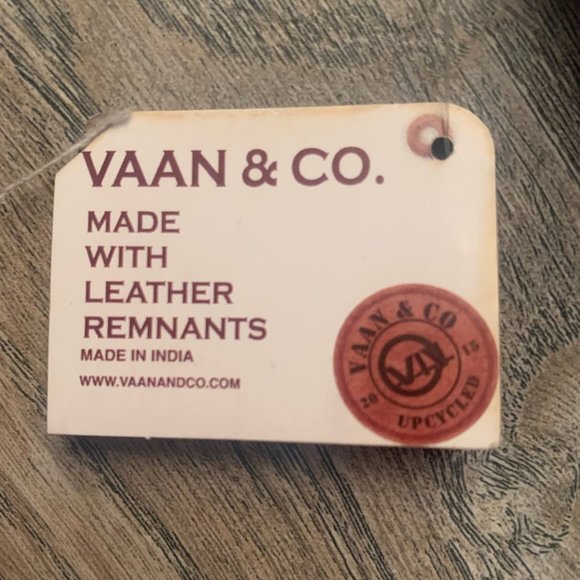 NWT VAAN & CO. SAMOSA LEATHER COIN PURSE CHEETAH & BLACK - Picture 7 of 7